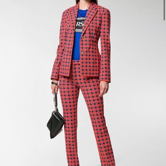 NWT $2895 Versace Women's Red Jacket 38 (S) Italy - Picture 12 of 13